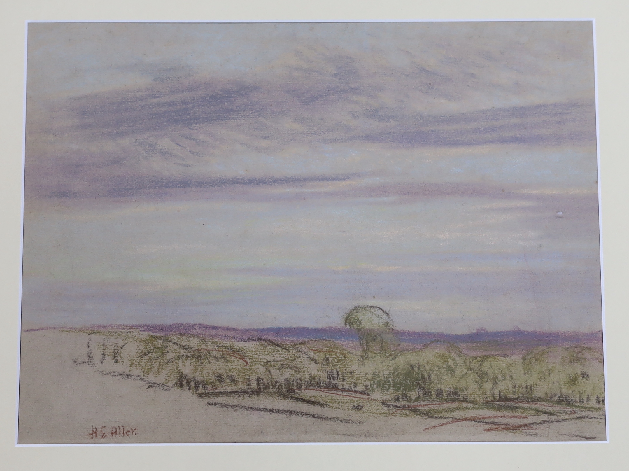 Harry Epworth Allen (1894-1958), three pastels, Dargle River and County Wicklow views, each signed, largest 25 x 34cm